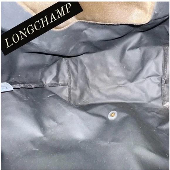 Longchamp • Le Pliage Shopping - Modele Depose Tote Bag • Dark Olive Green EUC - Picture 8 of 9